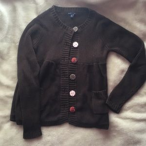 Gap Kids Brown Cardigan with cute buttons